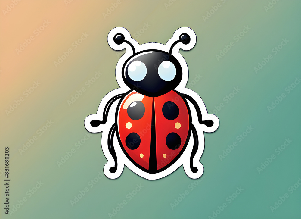 Fototapeta premium ladybug generative ai