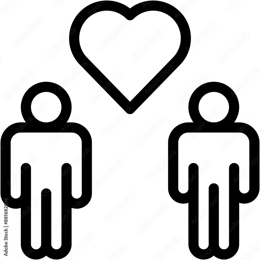 Vector Icon Friends, Relationship, Greeting, Trust, Friendship, Love Vector Icon Friends, Relationship, Greeting, Trust, Friendship, Love