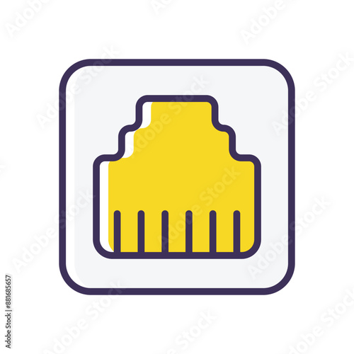 Network adapter vector icon