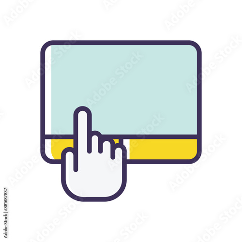 Trackpad vector icon