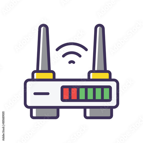 Modem vector icon