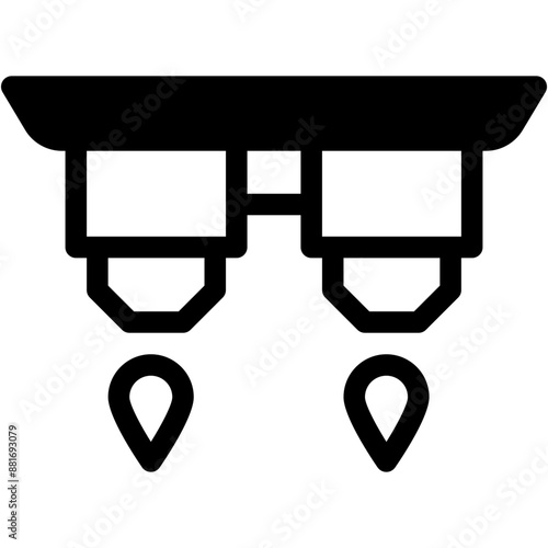 Vector Icon Hover Board, Electronics, Fly, Technology, Transportation