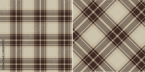 Vector checkered pattern. Tartan, textured seamless twill for flannel shirts, duvet covers, other autumn winter textile mills. Vector Format	