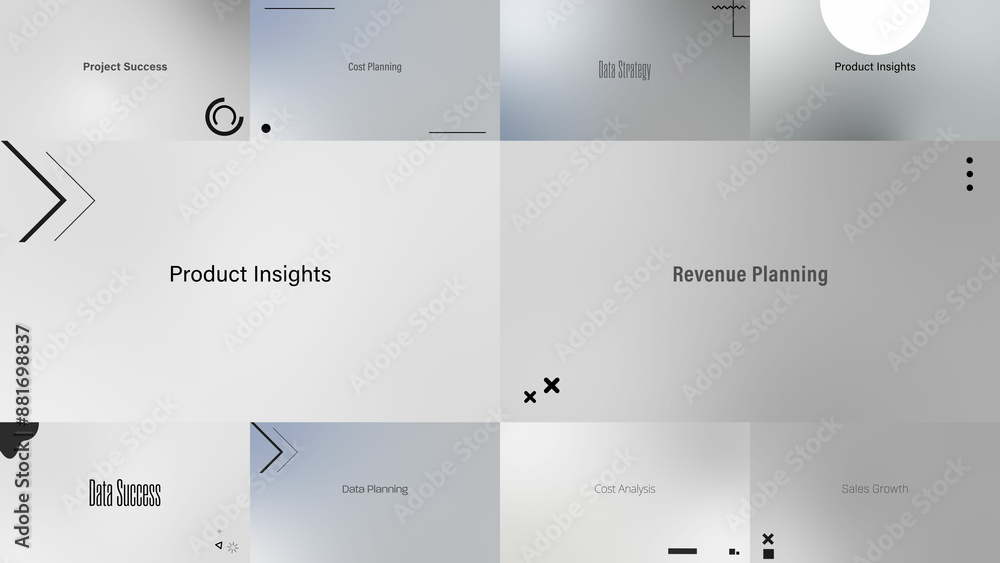 Clean Full Screen Pack | 10 Motion Titles with Control Panels Stock ...