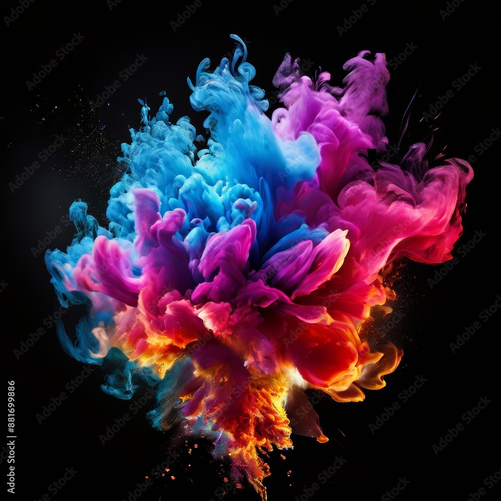 Obraz premium abstract colorful fractal