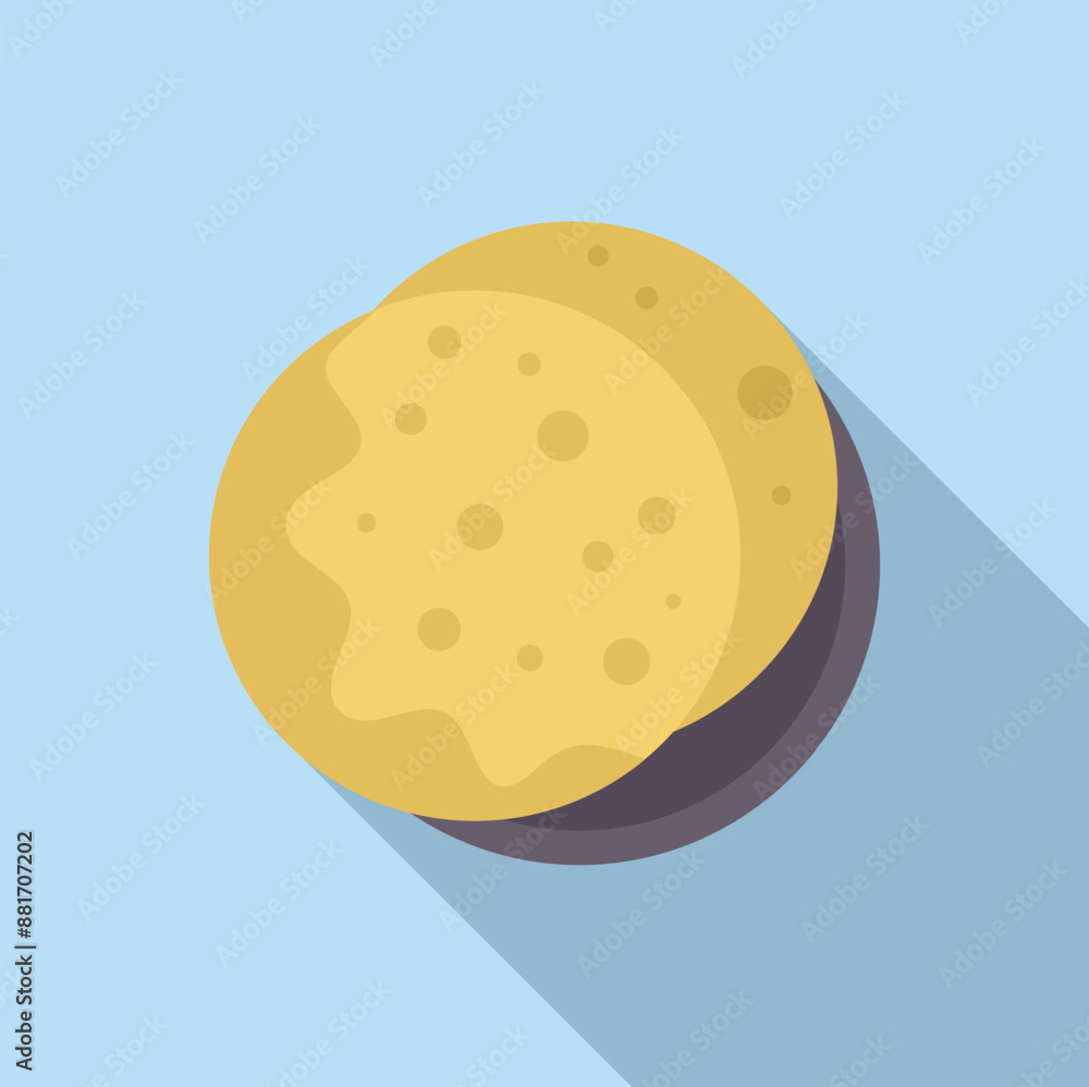Two round honey buns are layered on top of each other, offering a sweet treat Two round honey buns are layered on top of each other, offering a sweet treat
