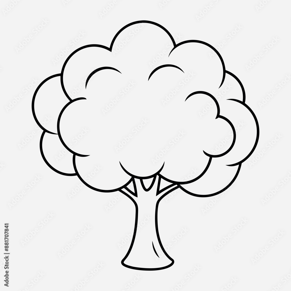 Apple tree vector illustration Apple tree vector illustration