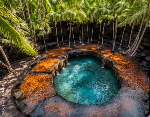 Volcanic Serenity: Natural Spa in the Tropical Paradise photo