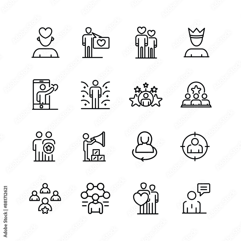 People icon set. Containing group, family, human, team, community, friends, population and senior icons. Solid icon collection. People icon set. Containing group, family, human, team, community, friends, population and senior icons. Solid icon collection.