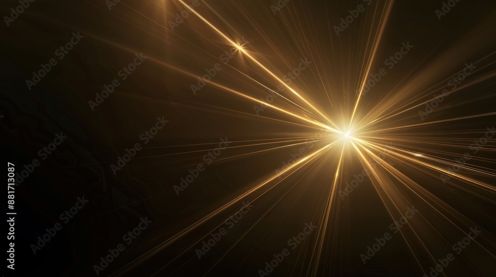Abstract Golden Light Burst Abstract Golden Light Burst