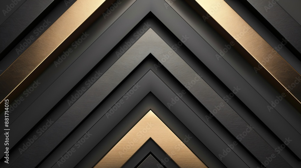 Explore the concept of symmetry in an abstract background featuring black and gold geometric elements
Explore the concept of symmetry in an abstract background featuring black and gold geometric elements