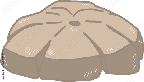 Cartoon butter cookies are designed in the shape of many stars. The texture is crispy and delicious