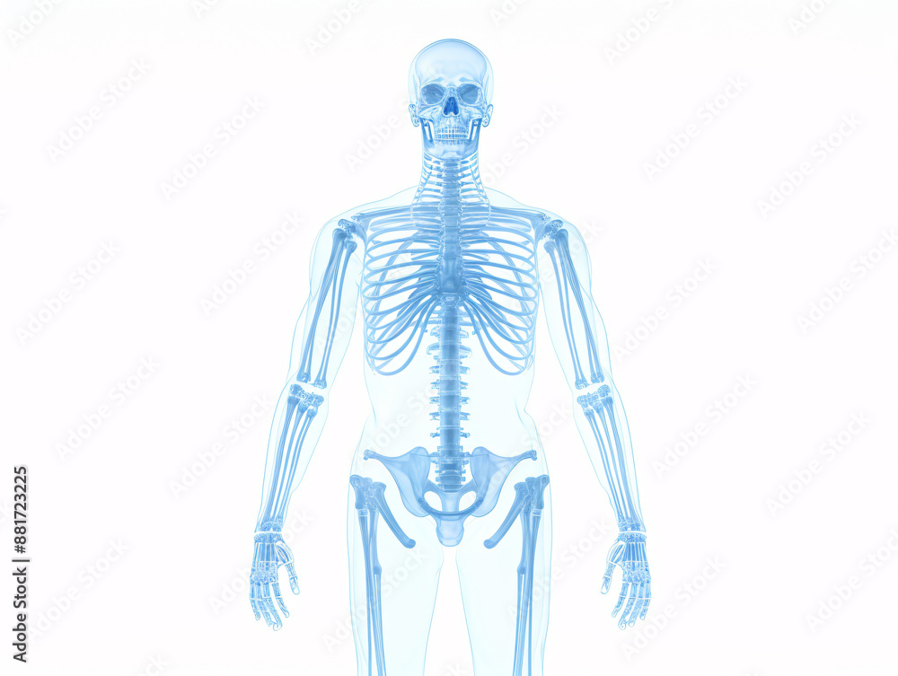 a skeleton of a man a skeleton of a man