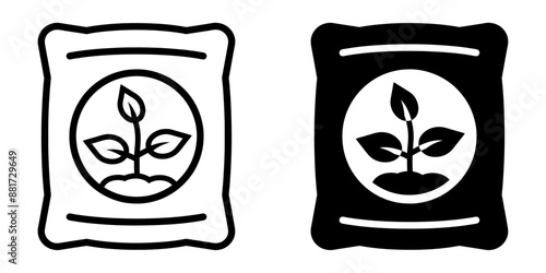 ofvs631 OutlineFilledVectorSign ofvs - fertilizer vector icon . agriculture . isolated transparent . outline and filled version . AI 10 / EPS 10 / PNG . g11974