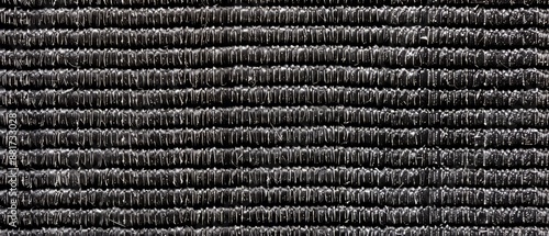 Panoramic close-up, high detail scan of rough velcro strips texture, Generative AI photo