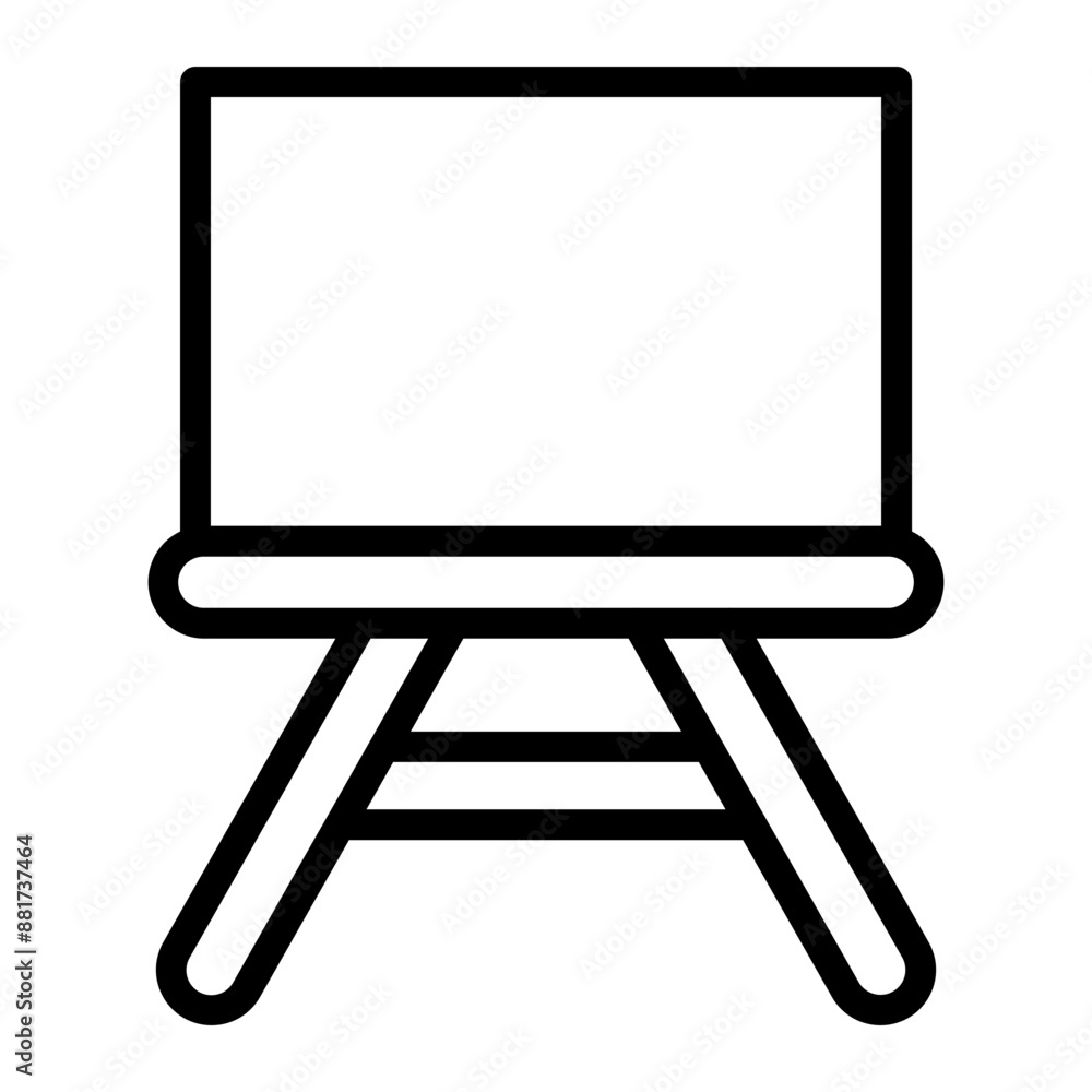 Canvas Vector Line Icon Canvas Vector Line Icon
