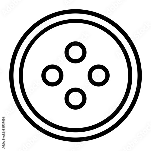 Buttons Vector Line Icon