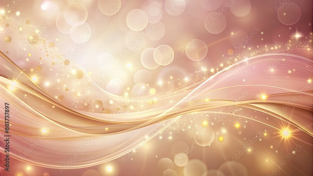 Elegant soft pink and gold abstract background with light effects, luxury, soft, pink, gold, abstract, background, elegant, overlap Elegant soft pink and gold abstract background with light effects, luxury, soft, pink, gold, abstract, background, elegant, overlap