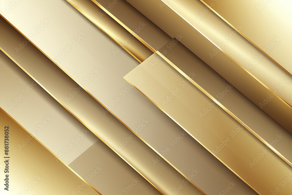 Metallic gold business technology stripe background Metallic gold business technology stripe background