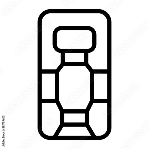 Cryogenic Vector Line Icon