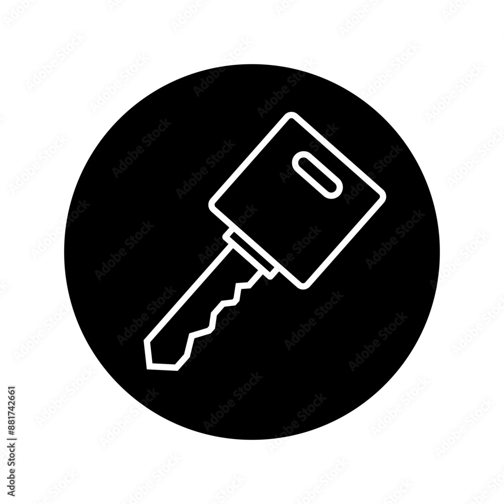 Key icon vector. Lock iluustartion sign. Closed symbol or logo. Key icon vector. Lock iluustartion sign. Closed symbol or logo.
