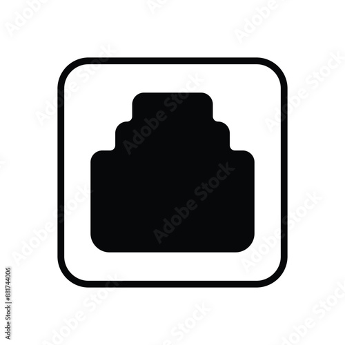 Network adapter vector icon