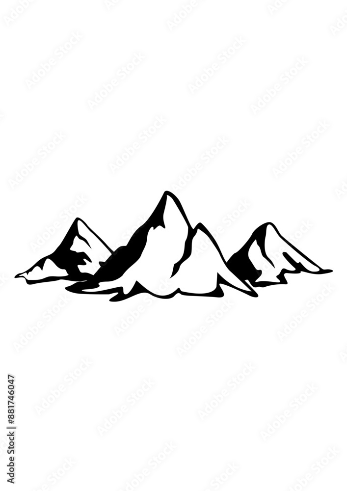 Mountain | Adventure | Camping | Outdoor Scene | Traveler | Mountain Hike | Hill Climbing | Nature | Original Illustration | Vector and Clipart | Cutfile and Stencil Mountain | Adventure | Camping | Outdoor Scene | Traveler | Mountain Hike | Hill Climbing | Nature | Original Illustration | Vector and Clipart | Cutfile and Stencil