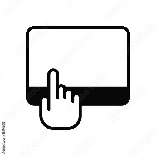 Trackpad vector icon