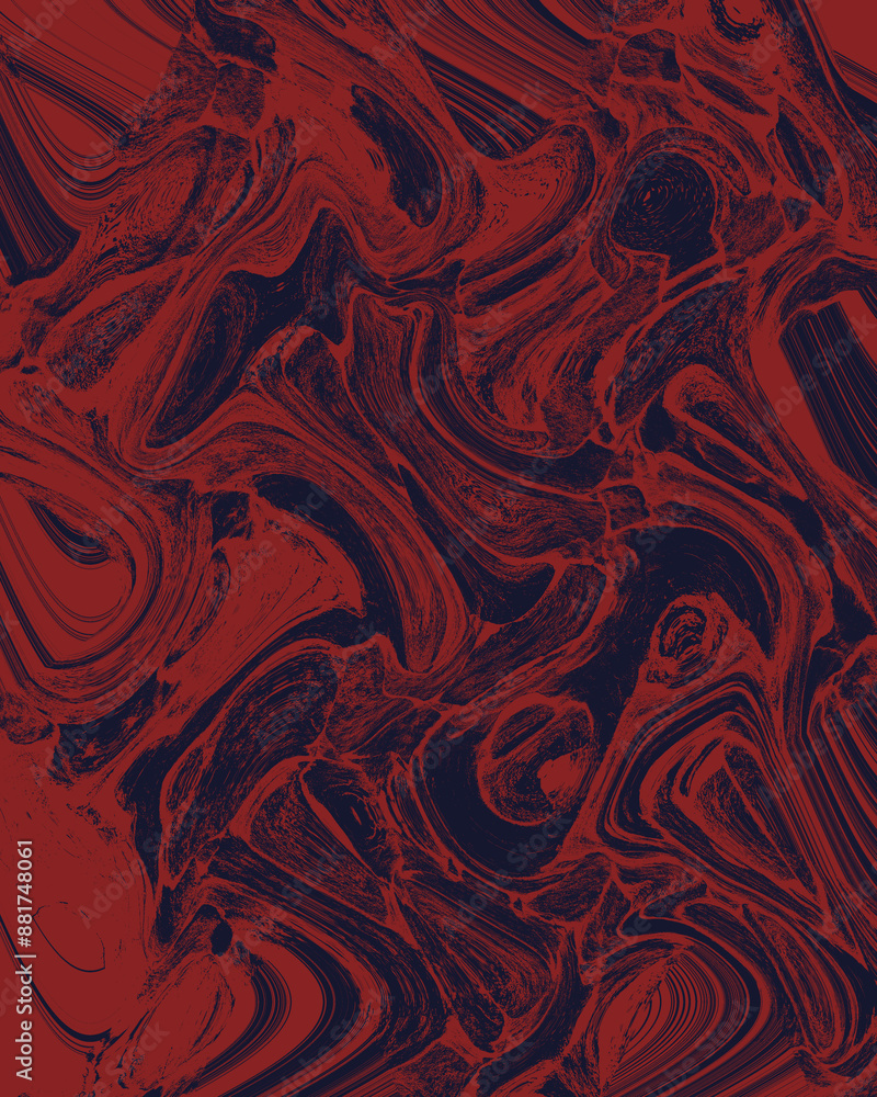 Abstract Detailed Red Grunge Halftone on a Dark Background Abstract Detailed Red Grunge Halftone on a Dark Background