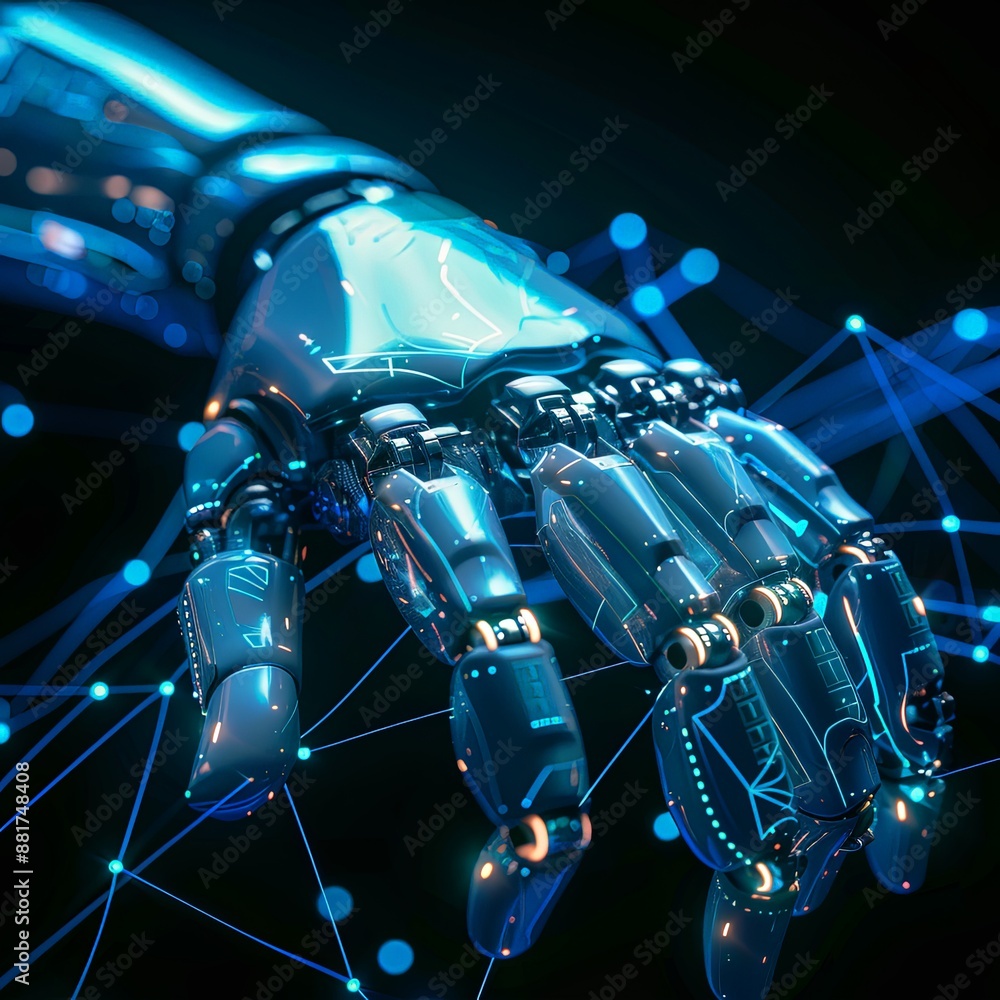Advanced Robotic Hand in a Futuristic Network Advanced Robotic Hand in a Futuristic Network