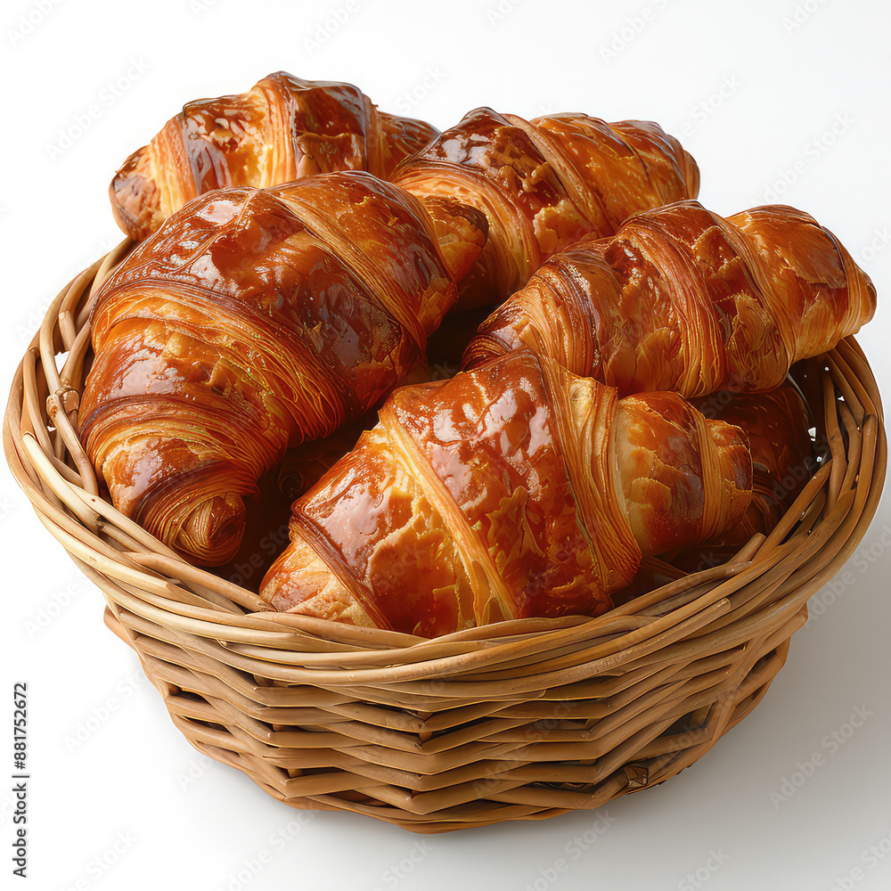 Croissant Images Without Background, Generative AI Croissant Images Without Background, Generative AI