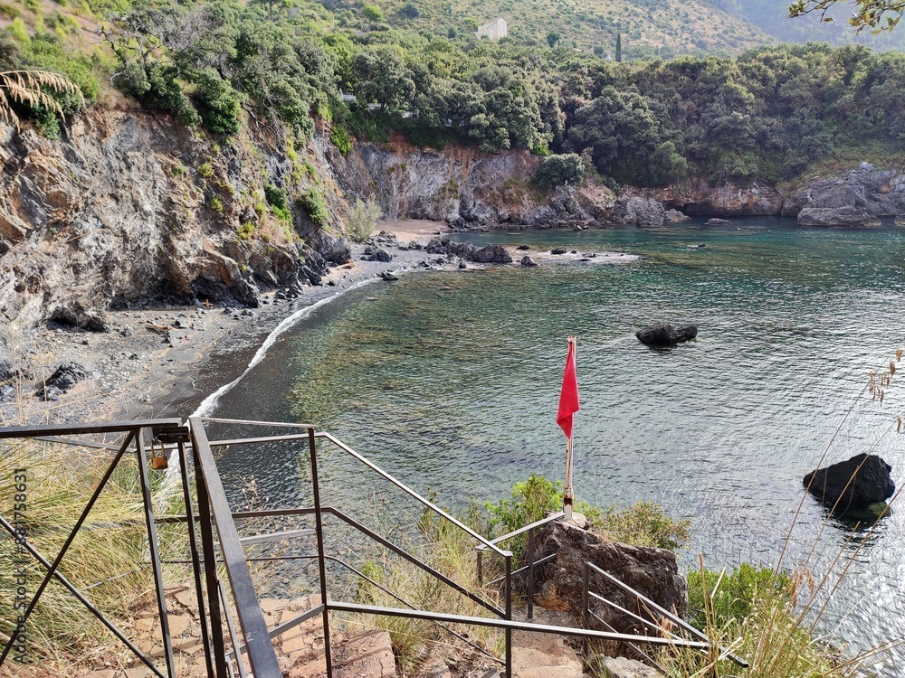 Maratea - Spiaggia di Calavecchia dal Villaggio Illicini