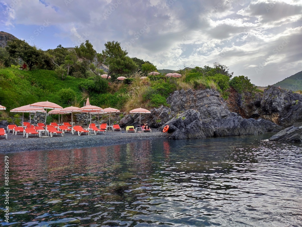 Maratea - Villaggio di Illicini dal mare