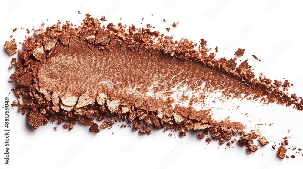 Crushed Copper Eyeshadow Swatch on White Background Crushed Copper Eyeshadow Swatch on White Background