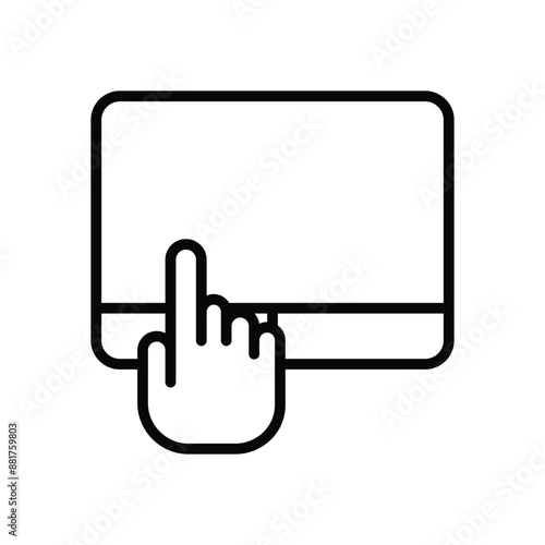 Trackpad vector icon