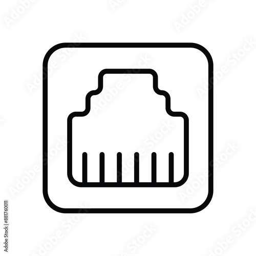 Network adapter vector icon