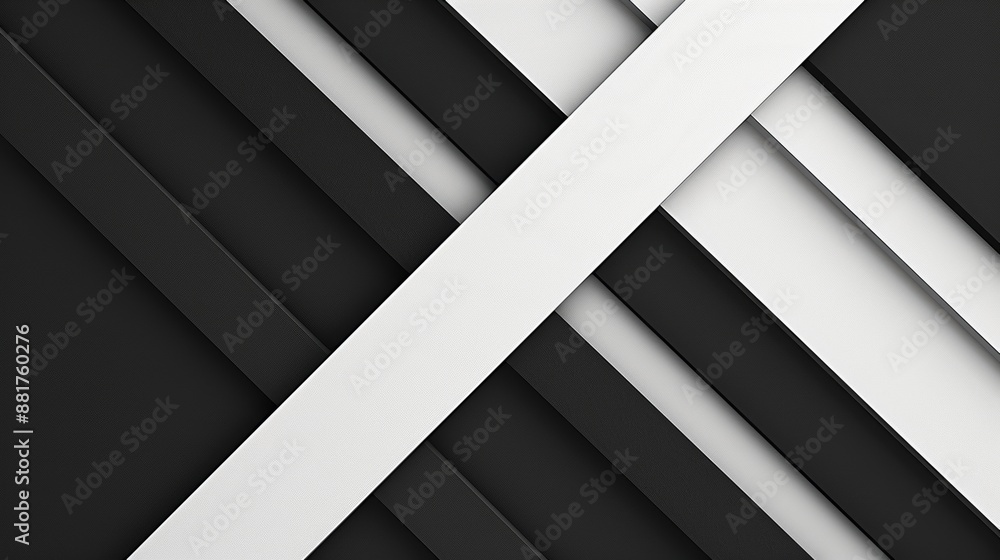 Abstract Diagonal Black And White Stripe Pattern Abstract Diagonal Black And White Stripe Pattern