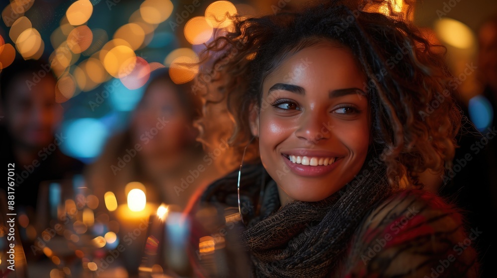 Party Conversation: At a social gathering, one person in a group is laughing at their joke, while the others look uncomfortable, confused, or disinterested. Party Conversation: At a social gathering, one person in a group is laughing at their joke, while the others look uncomfortable, confused, or disinterested.