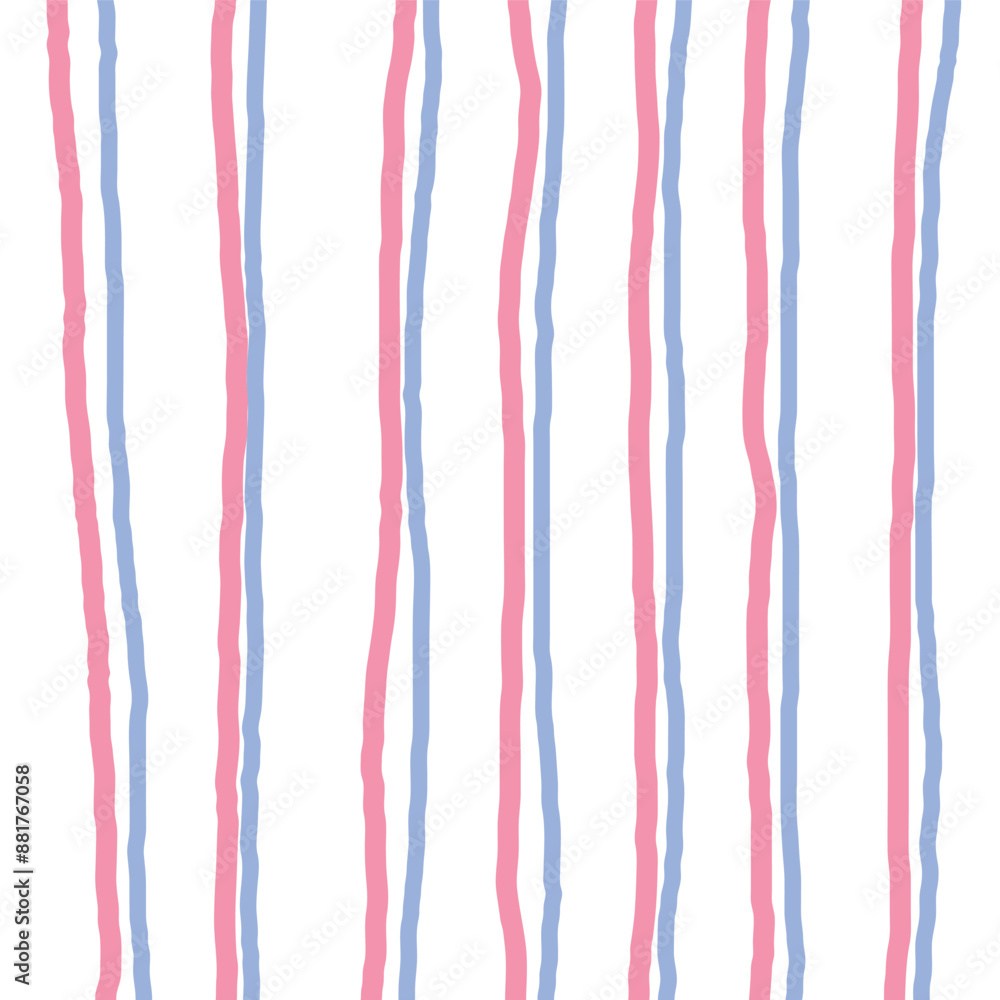 Vector hand drawn cute checkered pattern. Doodle Plaid geometrical simple texture. Crossing lines. Abstract cute delicate pattern ideal for fabric, textile, wallpaper Vector hand drawn cute checkered pattern. Doodle Plaid geometrical simple texture. Crossing lines. Abstract cute delicate pattern ideal for fabric, textile, wallpaper