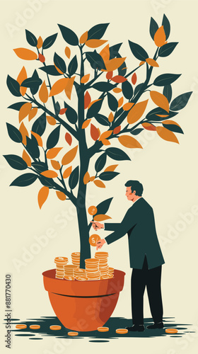 Investor Waters Money Tree with Dividends, Nurturing Steady Profit Growth and Cultivating Wealth in Bull Market