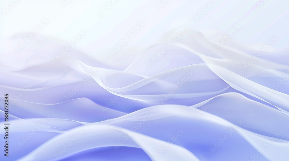 Close Up of White and Purple Fabric Draped in Soft Waves Close Up of White and Purple Fabric Draped in Soft Waves