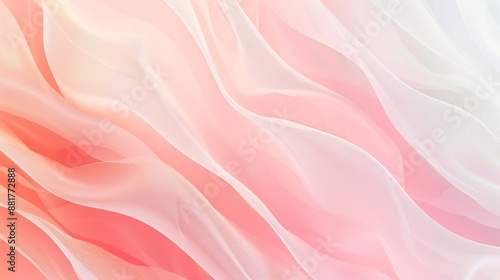 Pink And White Sheer Fabric Texture Close Up