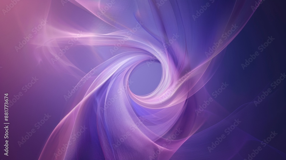 Abstract Purple Fabric Swirling Into a Circle Abstract Purple Fabric Swirling Into a Circle