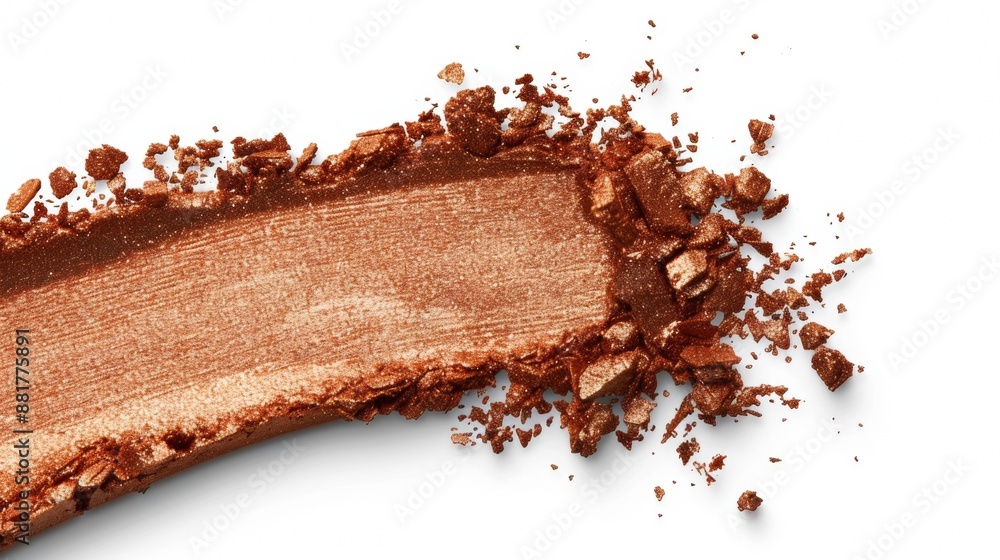 Crushed Copper Eyeshadow Swatch On White Background Crushed Copper Eyeshadow Swatch On White Background