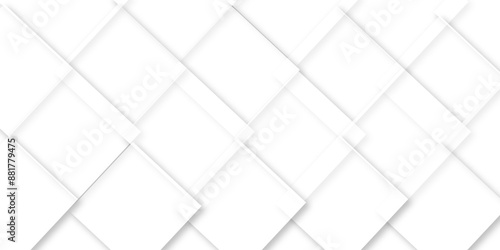 White abstract tringle shapes background .modern technology rectangle geometric line pattern design .white color geometric creative template vector background .