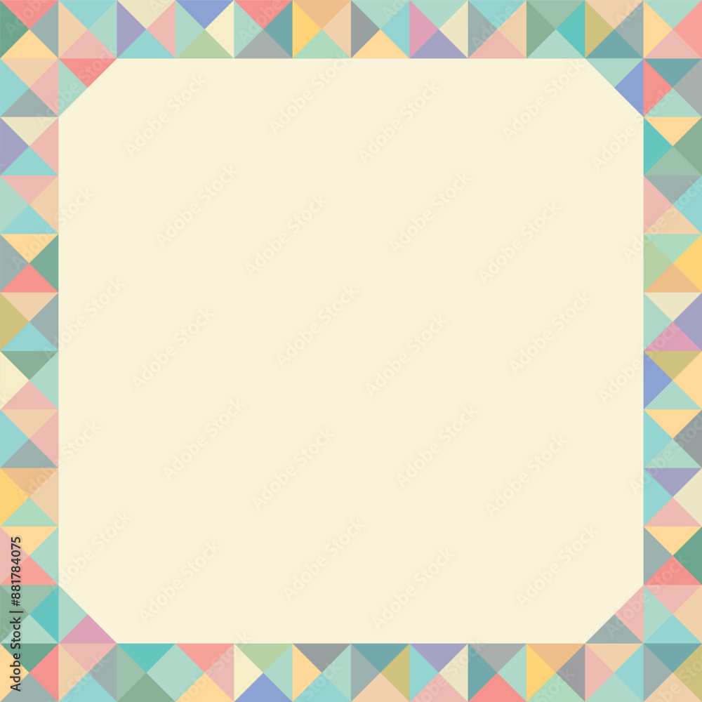 A graphic design source with a beautiful pastel tone puzzle-shaped frame background. A graphic design source with a beautiful pastel tone puzzle-shaped frame background.