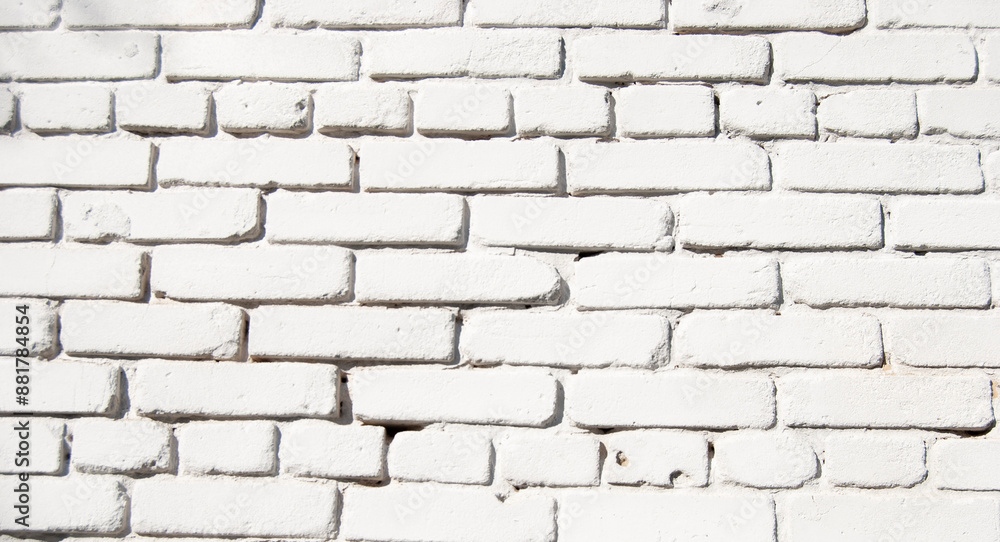 Brick wall texture. Grey bricks grungy background. White brick wall. Brick wall texture. Grey bricks grungy background. White brick wall.