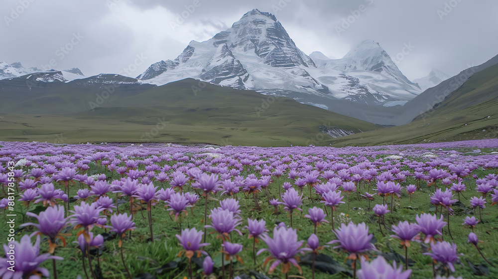 purple flowers in the mountains. Document habitats where rare and mysterious species thrive against all odds purple flowers in the mountains. Document habitats where rare and mysterious species thrive against all odds