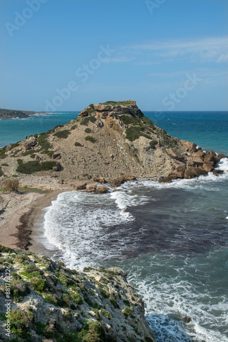 Magnificent bays of Cyprus.View from above of the bays on the island of Cyprus.