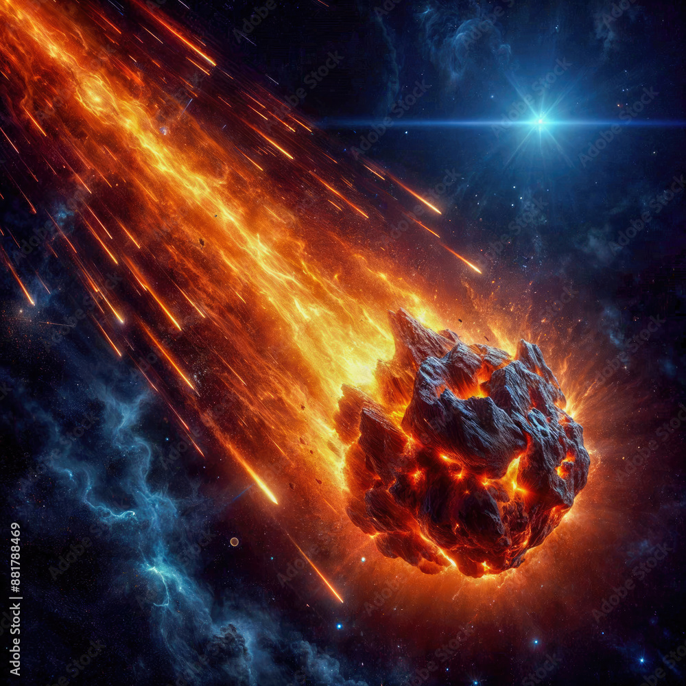 Blazing Meteor's Fiery Descent Blazing Meteor's Fiery Descent